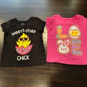 The Children’s Place Size 2T Easter T-shirt Bundle